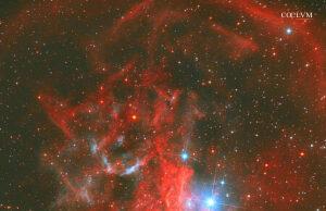 The flaming star nebula