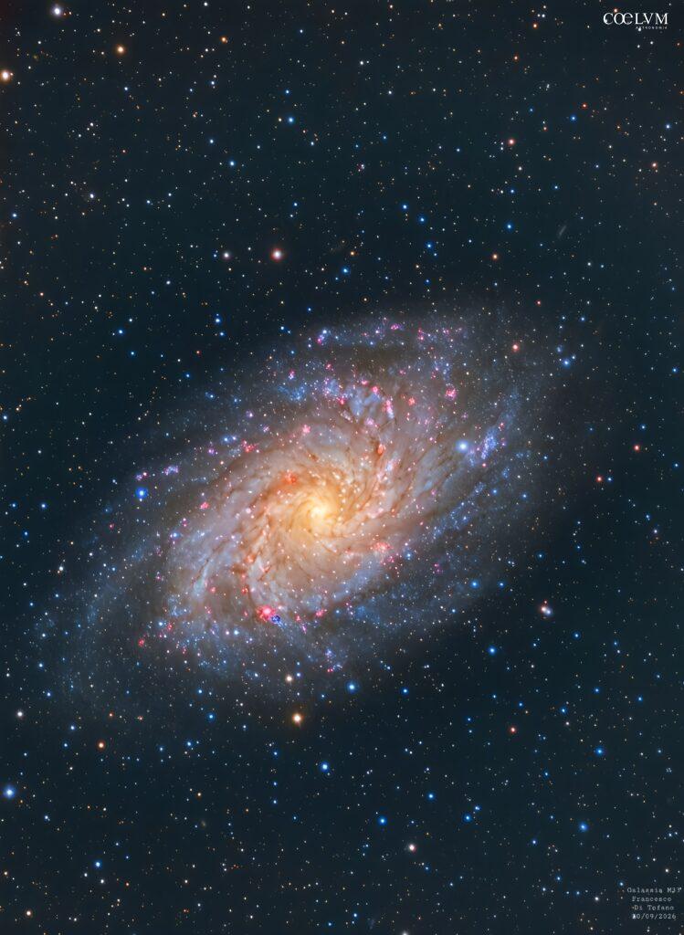 La Fucina di stelle galassia M33