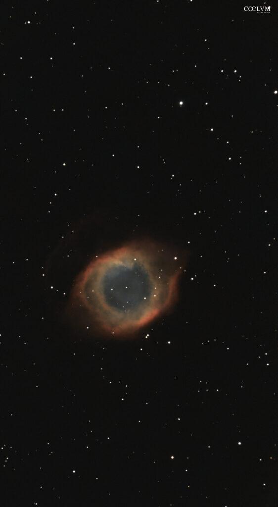 Nebulosa Elica NGC 7293. Elaborazione Siril + C1