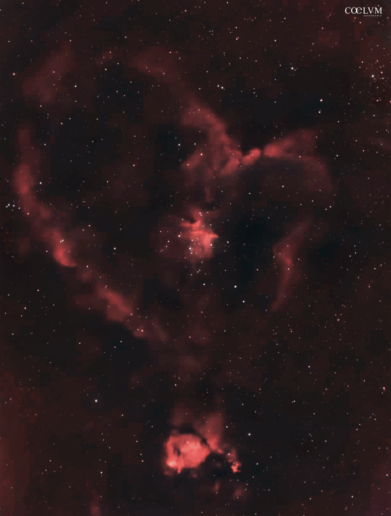 IC 1805 LA NEBULOSA CUORE – IL BATTITO DEL COSMO NEL CUORE DELLA CREAZIONE.