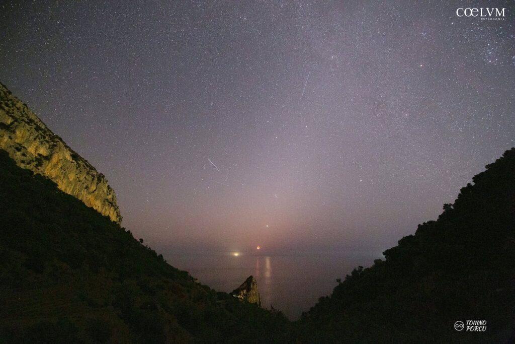 La luce zodiacale dalla Sardegna