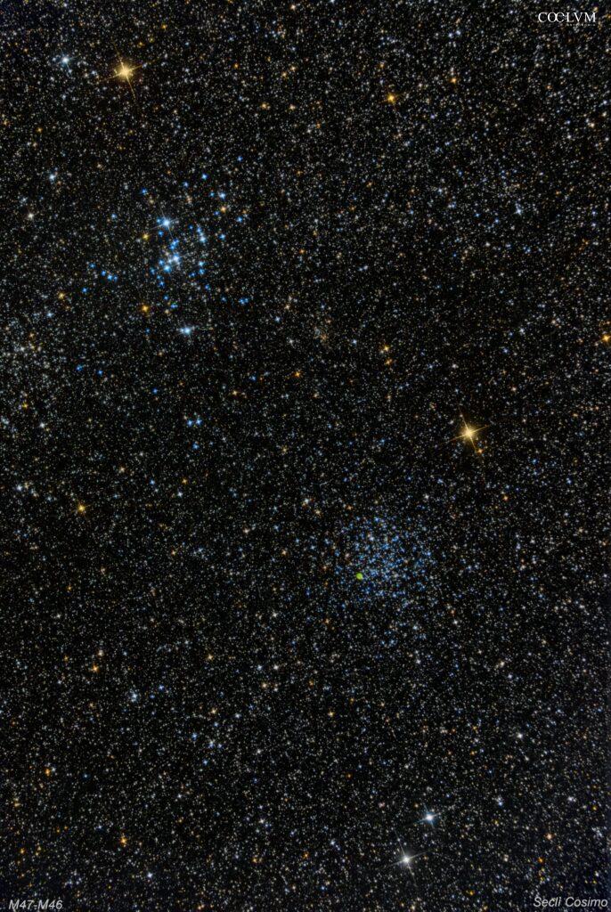 M46 – M47 : DOPPIO AMMASSO DELLA POPPA