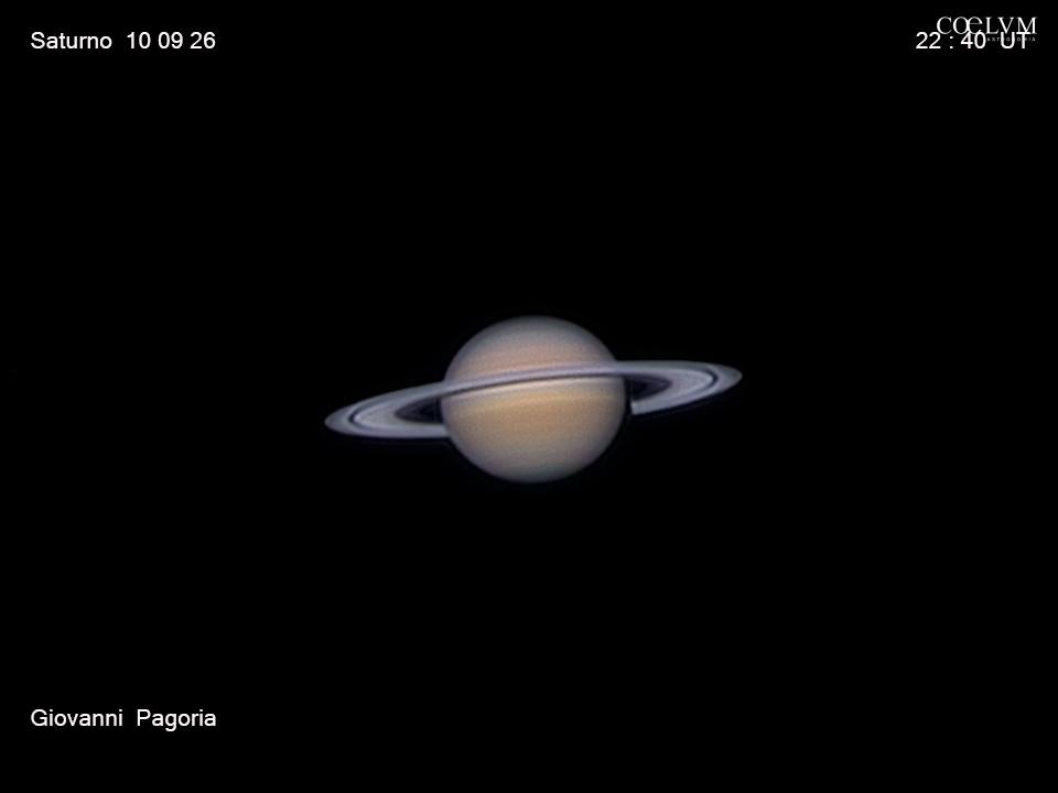 Saturno 10 09 26 22 : 40 UT