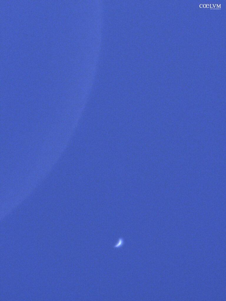 Venere dopo l’occultazione da parte della Luna