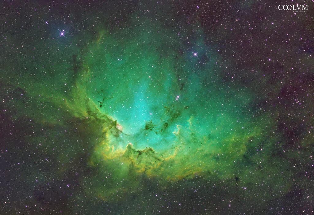 Sh2-142 — La Nebulosa Mago (Hubble Palette SHO)