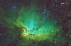 Sh2-142 — La Nebulosa Mago (Hubble Palette SHO)