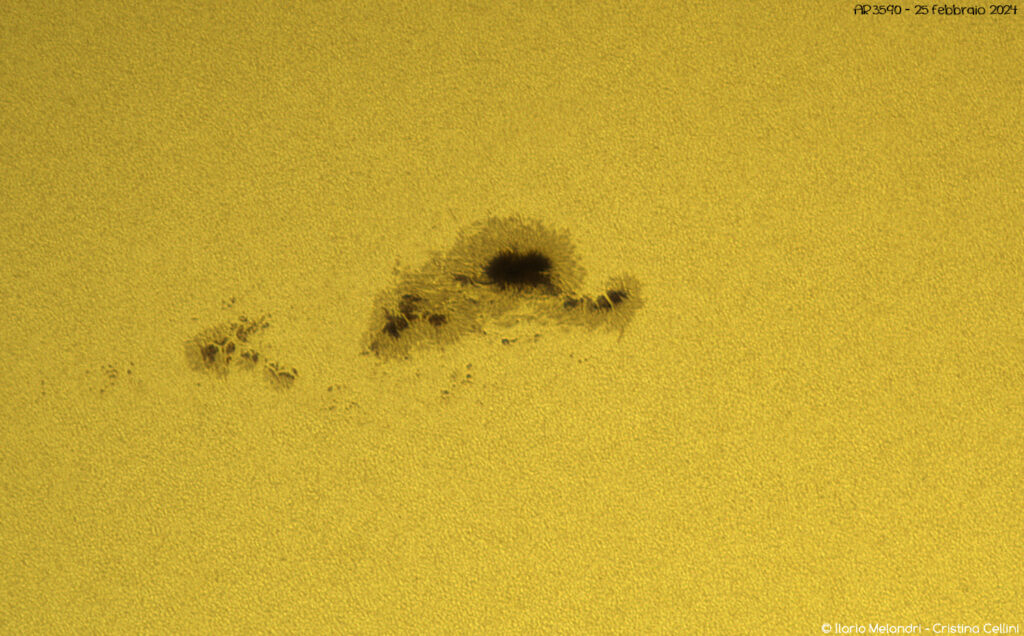 Ar3590 in luce bianca