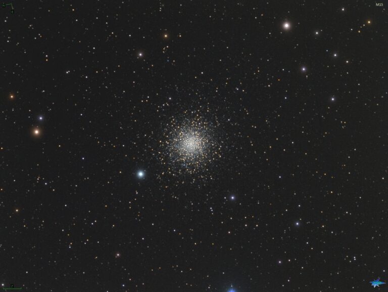 M15 ammasso globulare nel Pegaso