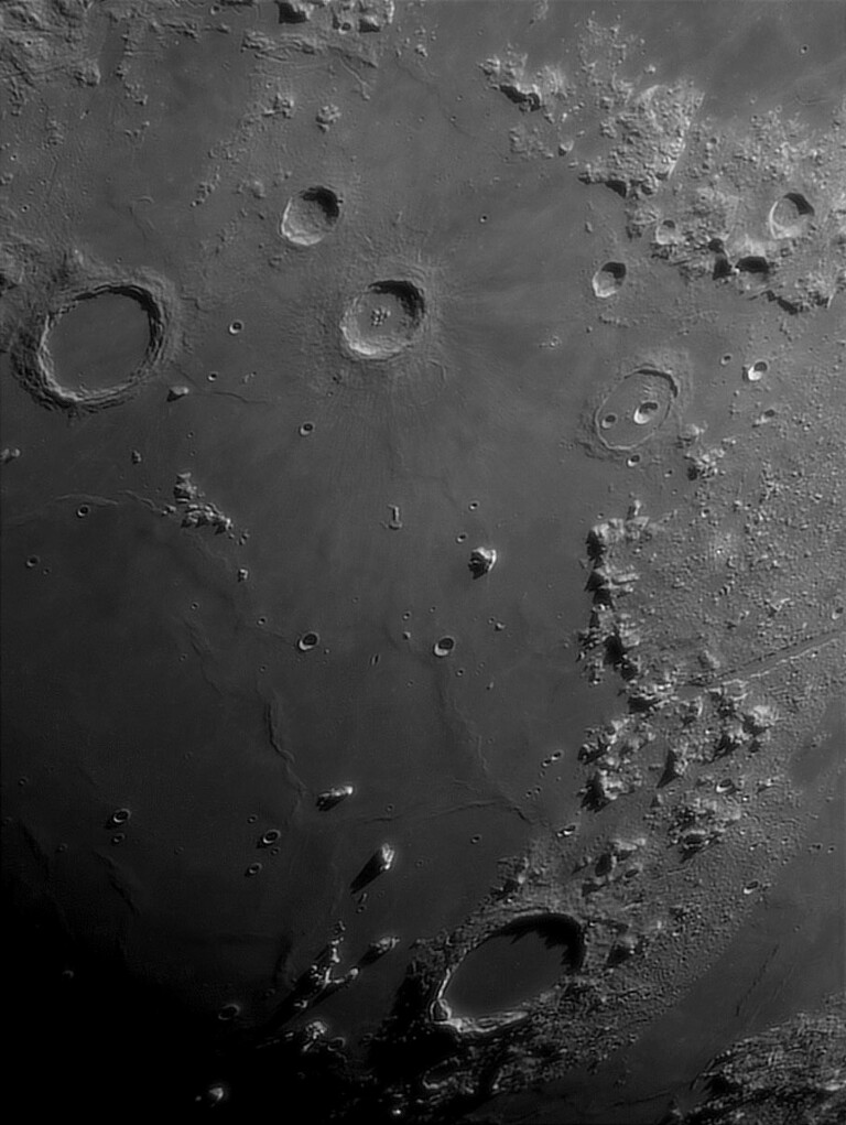Una cartolina dalla Luna: Le bellezze del mare Imbrium