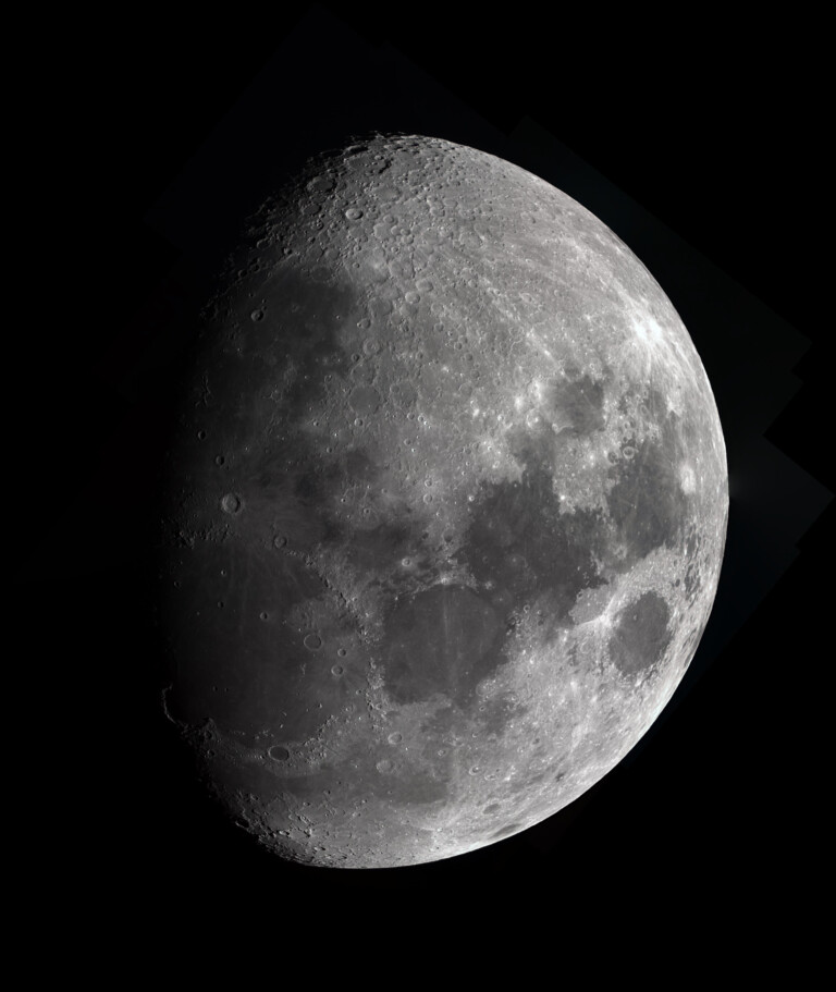Mosaico di 12 pannelli, Luna al decimo giorno