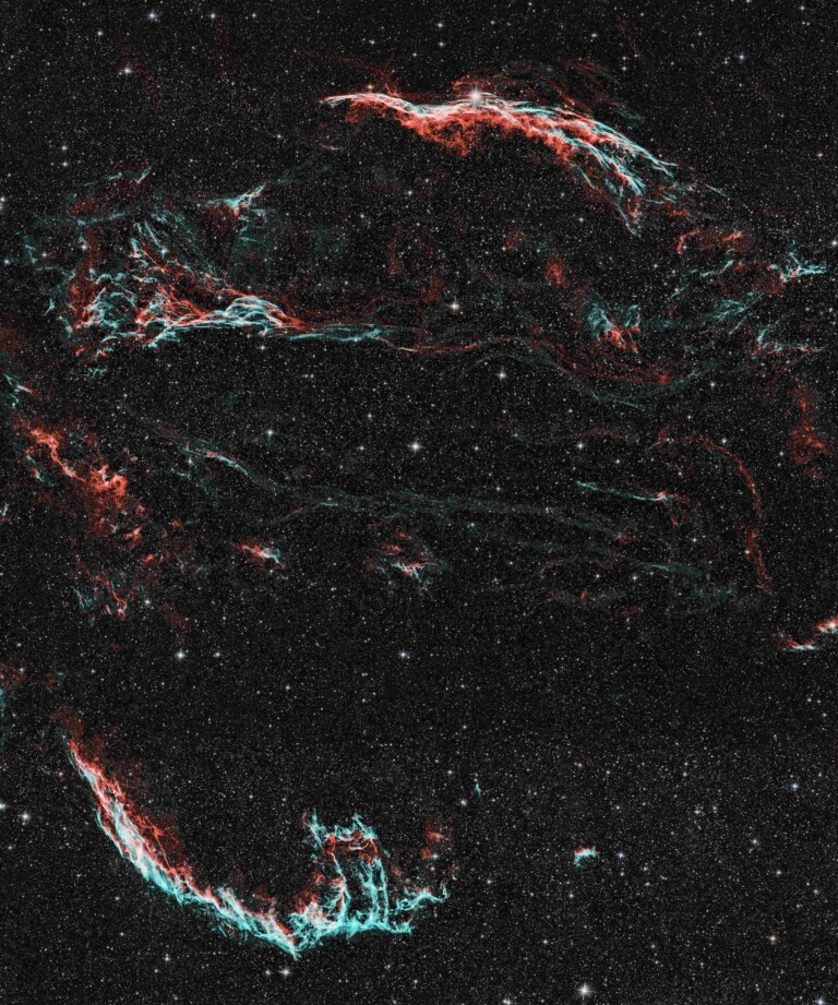 Mosaico – Veil Nebula completa