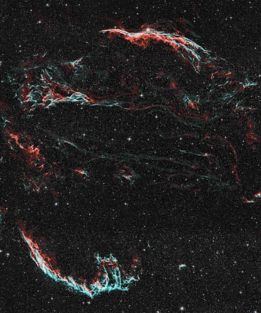 Mosaico – Veil Nebula completa
