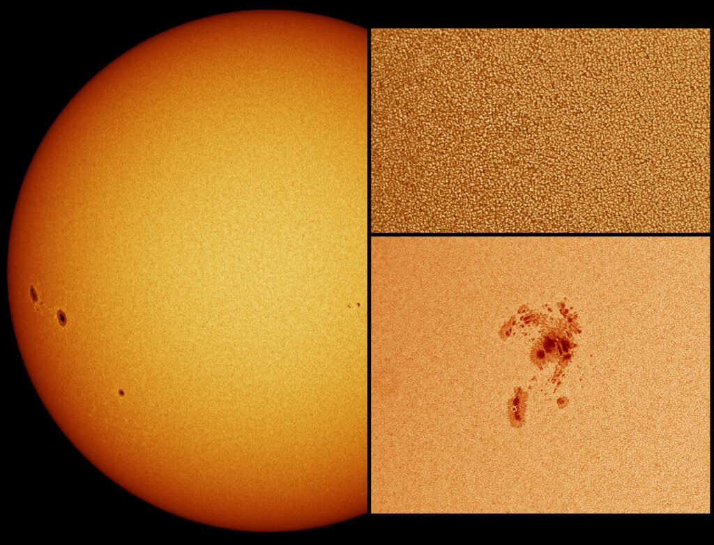 La regione attiva AR 2673 e i granulazione solare
