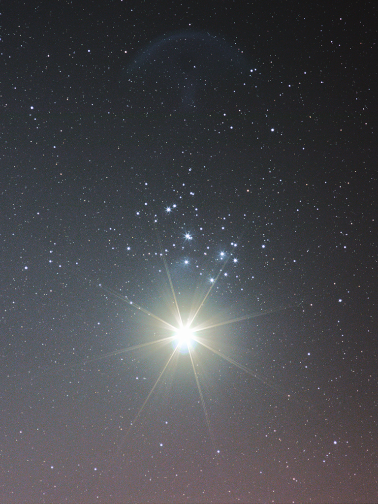 Congiunzione Venere Pleiadi genuina
