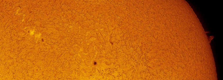 Il Sole in H-Alpha il 27 dicembre 2020