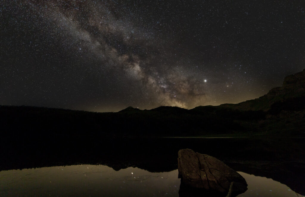 La Via Lattea dal Lago Baccio