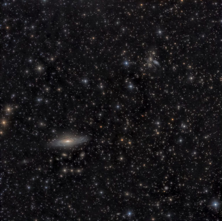 La galassia NGC 7331 e il Quintetto di Stephan.