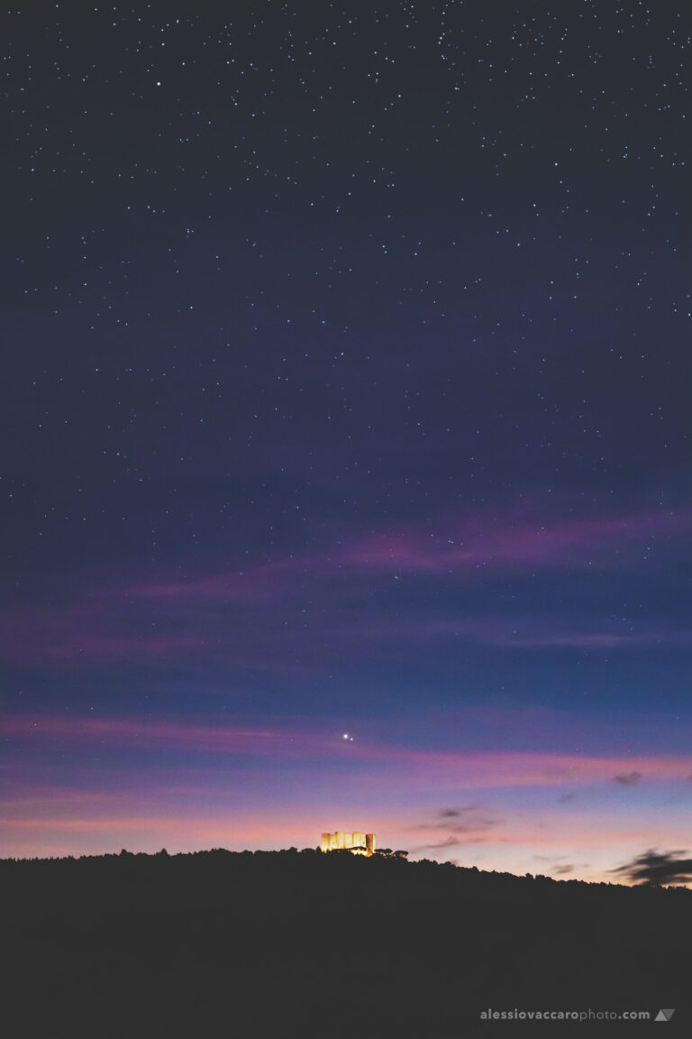 La congiunzione e Castel del Monte