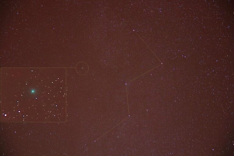 C/2014 E2 (Jacques) & Cassiopea