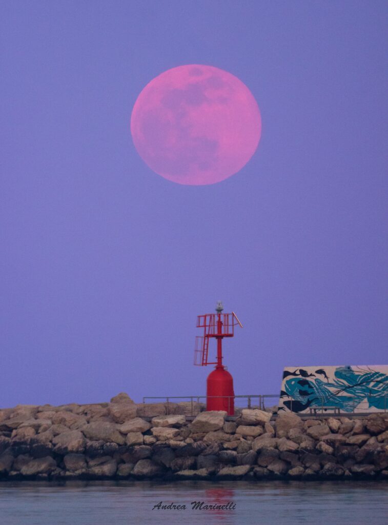 Super Moon dal Molo di Civitanova Marche (MC)