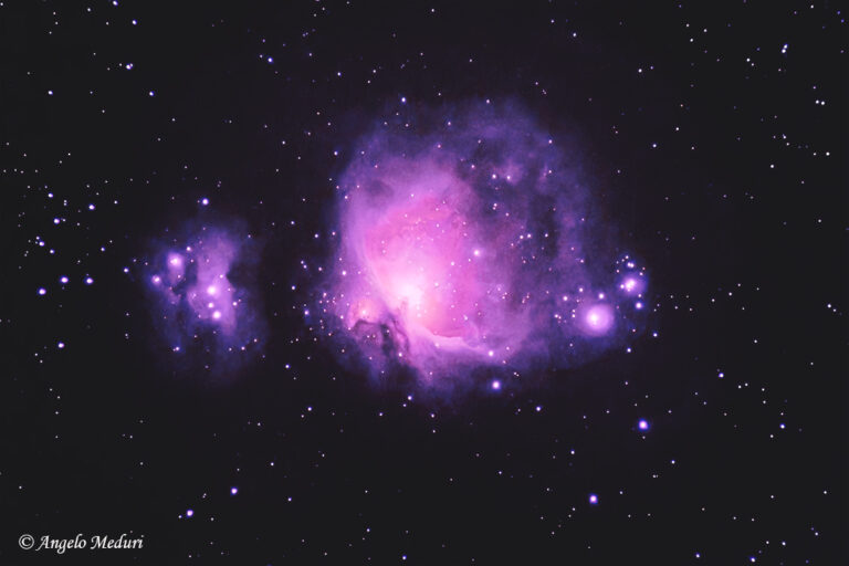 Le Nebulose M43 e M42 in Orione