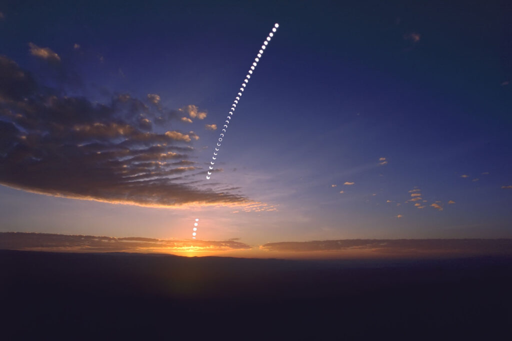 Sequenza Eclisse Anulare di Sole