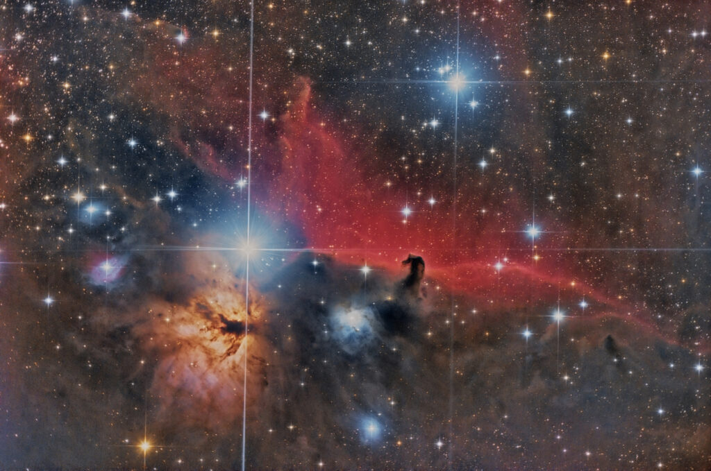 Nebulosa Fiamma e Testa di Cavallo