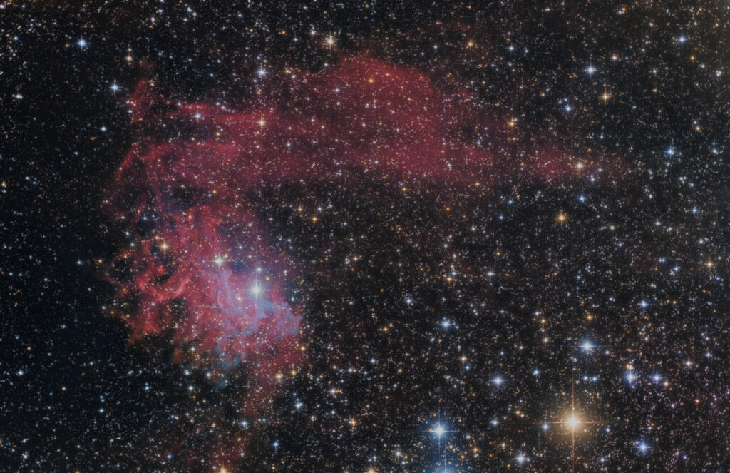 IC405 – Nebulosa Stella Fiammeggiante
