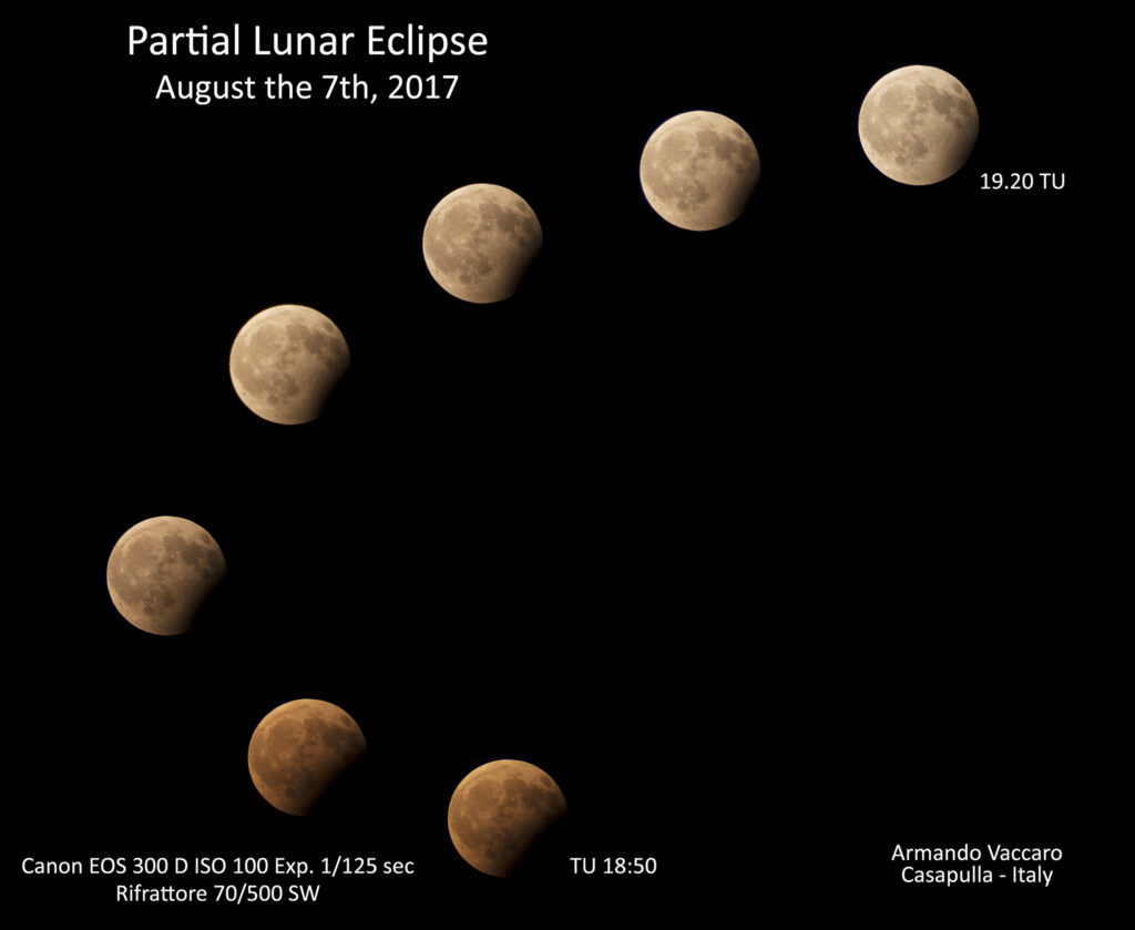 Eclisse Lunare del 07-08-2017