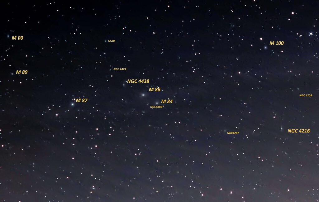 Ammasso di galassie nella Vergine