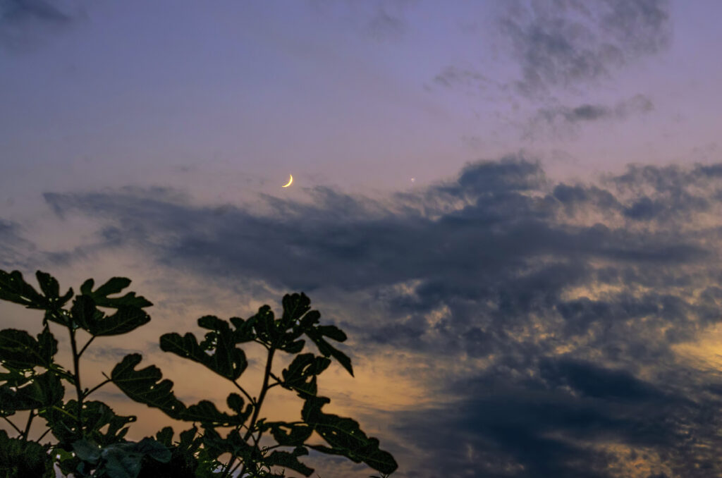 Congiunzione Luna Venere