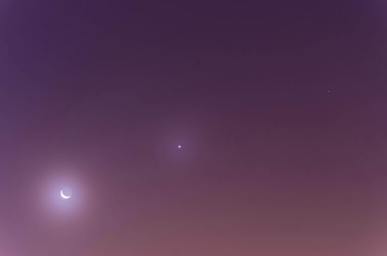 Congiunzione Luna, Venere e Spica