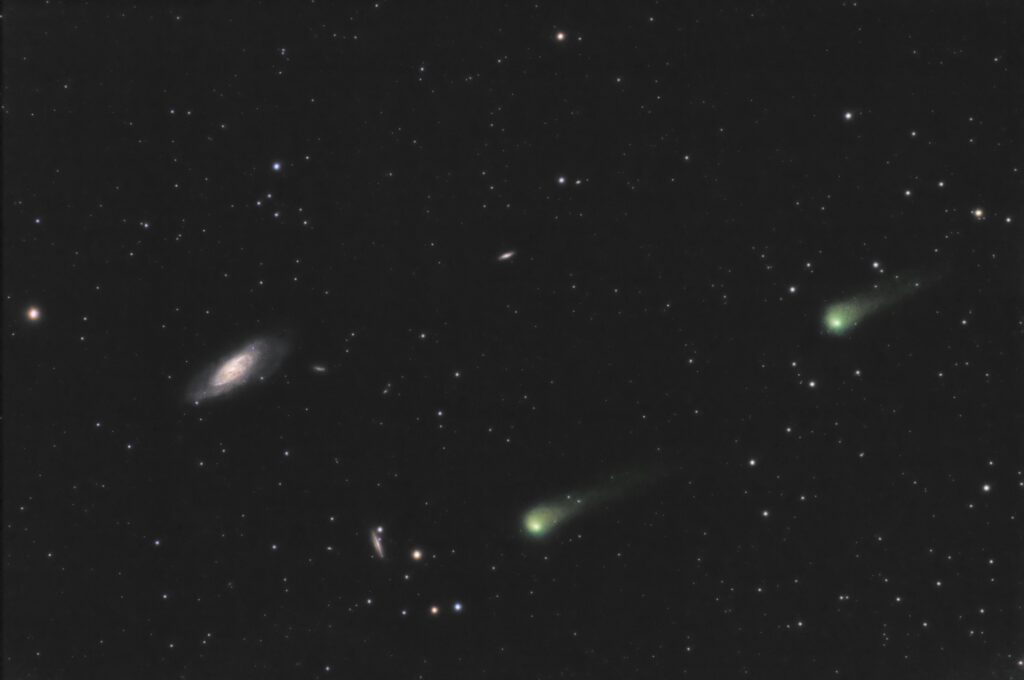 La cometa C/2017 T2 affianca M106