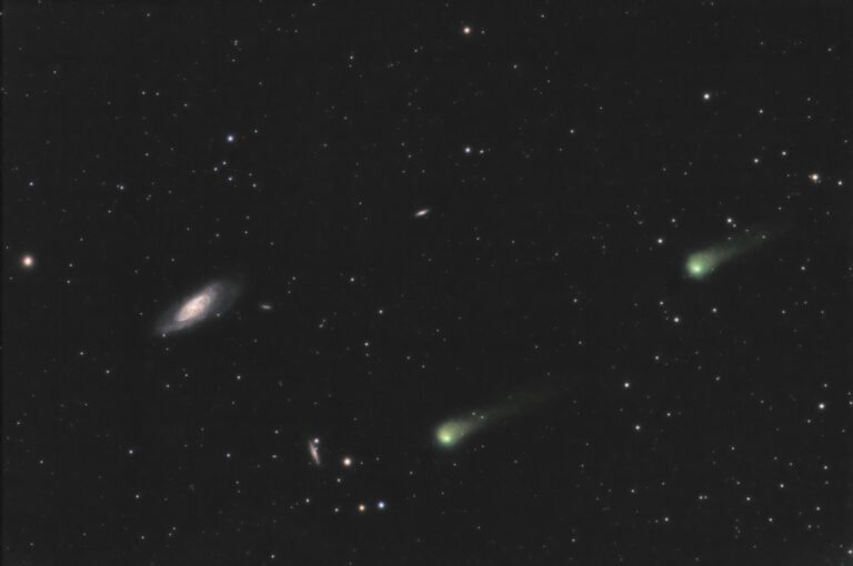 La cometa C/2017 T2 affianca M106