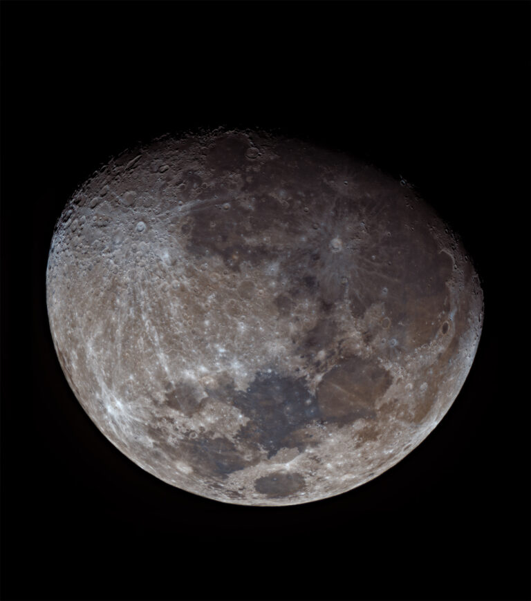 LUNA MINERALE (LUNA IN FALSI COLORI)