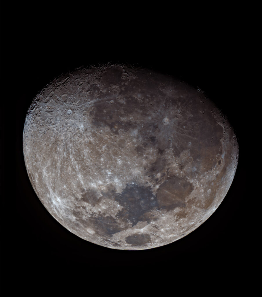 LUNA MINERALE (LUNA IN FALSI COLORI)