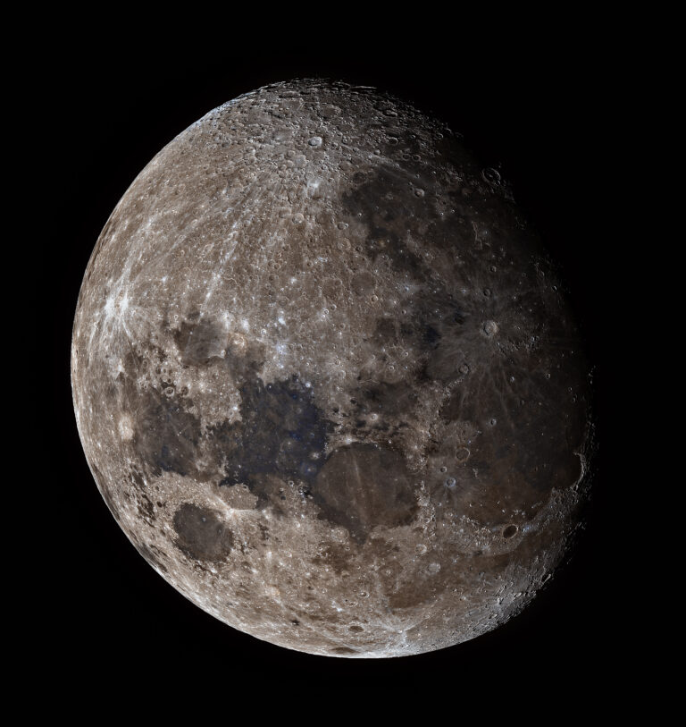 LUNA IN FALSO COLORE – LUNA MINERALE