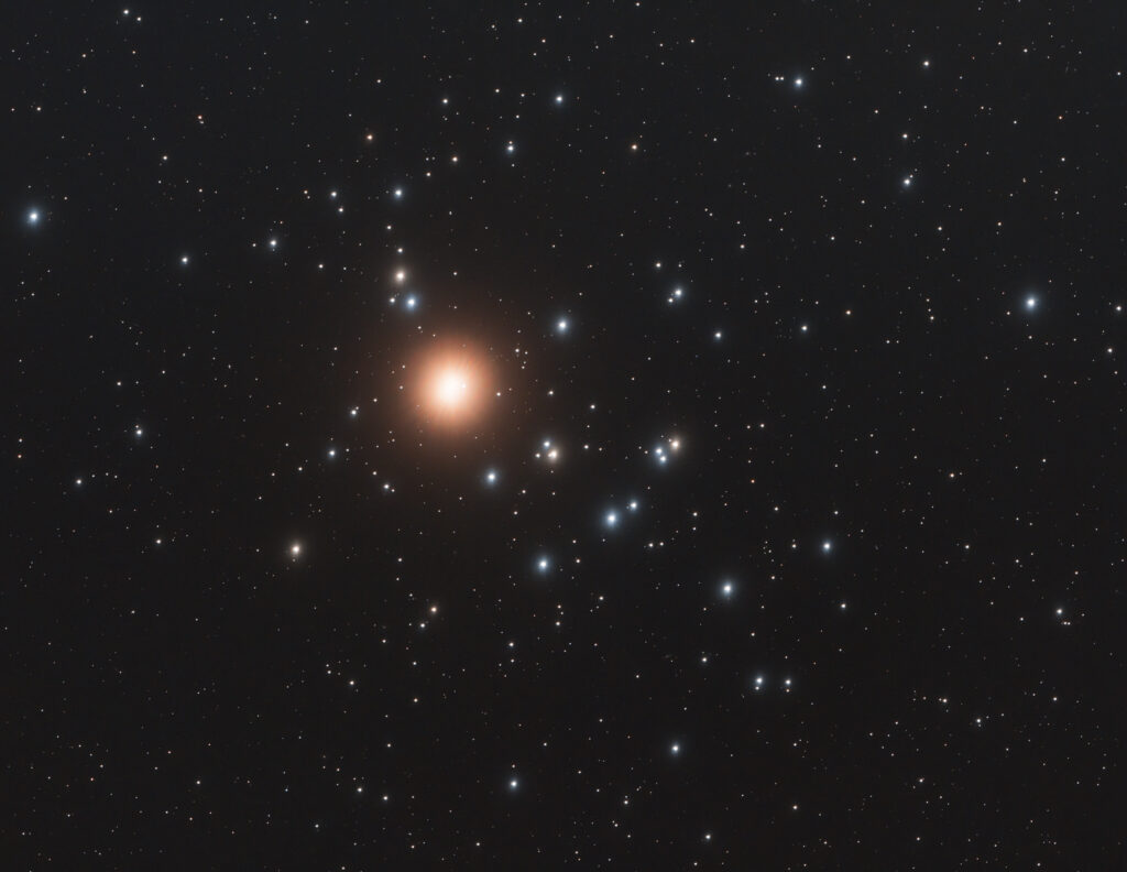 CONGIUNZIONE TRA IL PIANETA MARTE E L’ammasso PRAESEPE (CLUSTER ALVEARE, M44 O MESSIER 44)