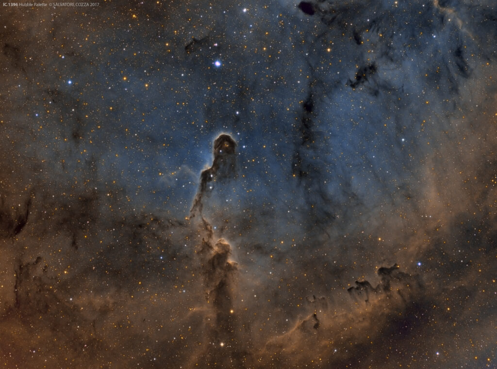IC 1396 in Hubble palette