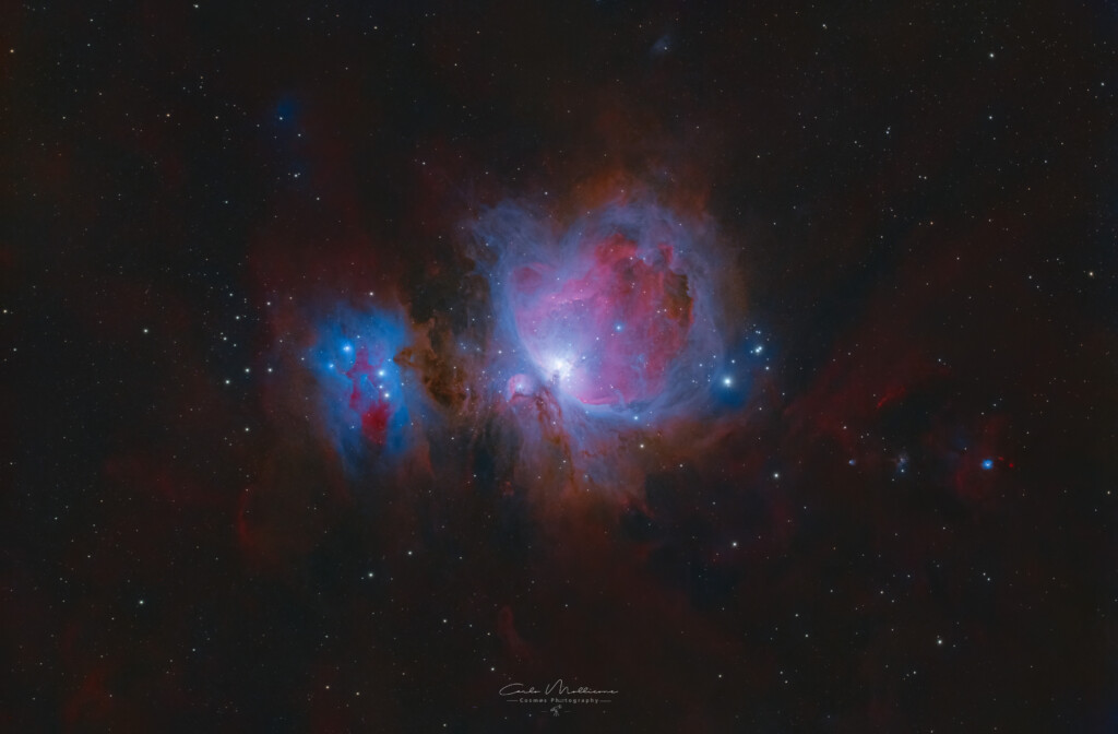 Immagine "fortunata" della nebulosa di Orione M42
