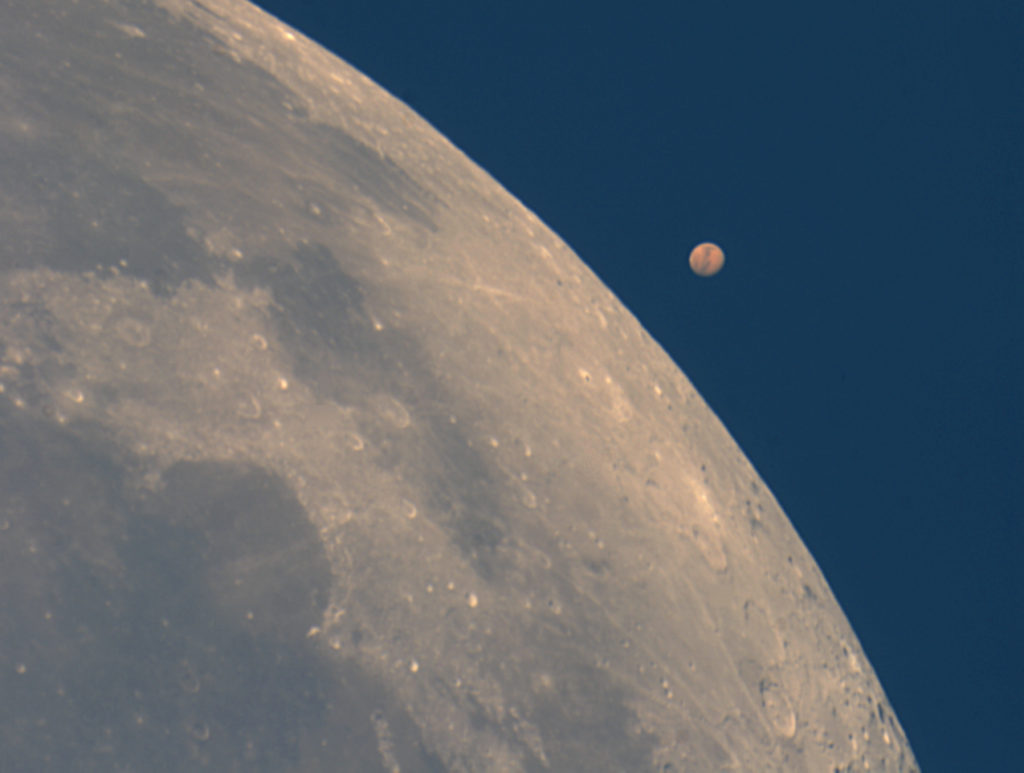 Occultazione lunare di Marte