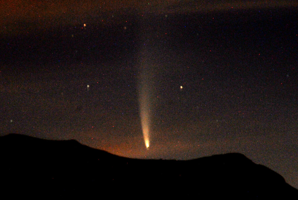 La Cometa Neowise sui Monti Lepini