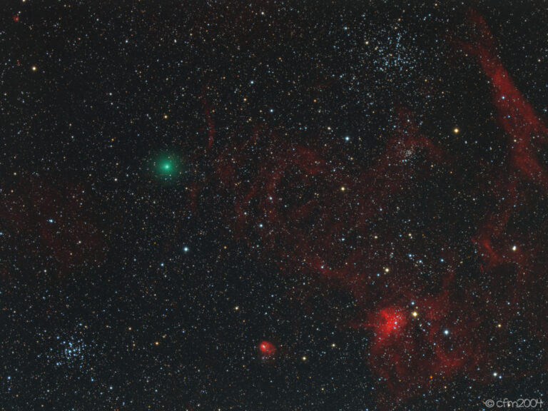 Cometa C/2018 Y1 Iwamoto in Auriga