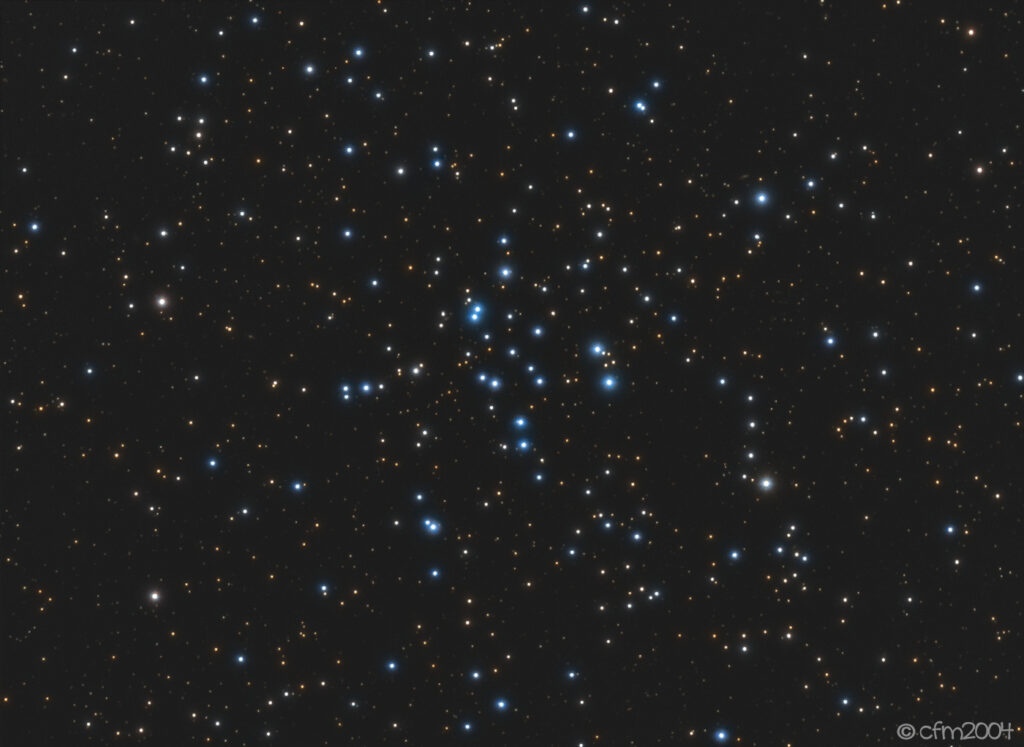 M34 ammasso aperto nel Perseo