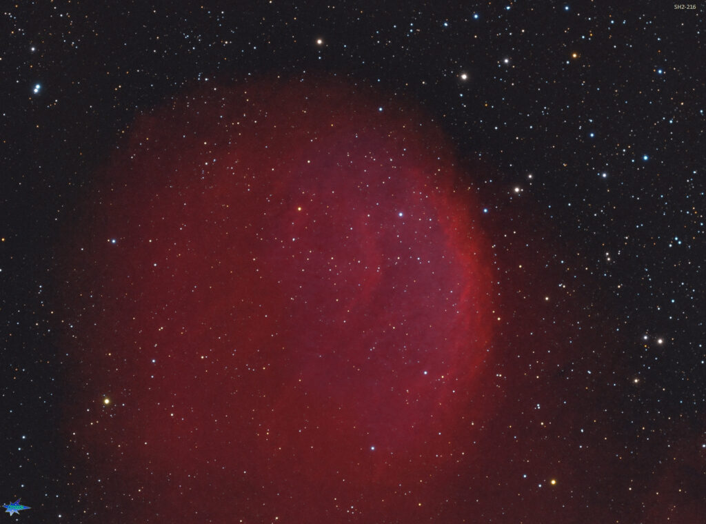 SH2-216 Planetaria Gigante nel Perseo