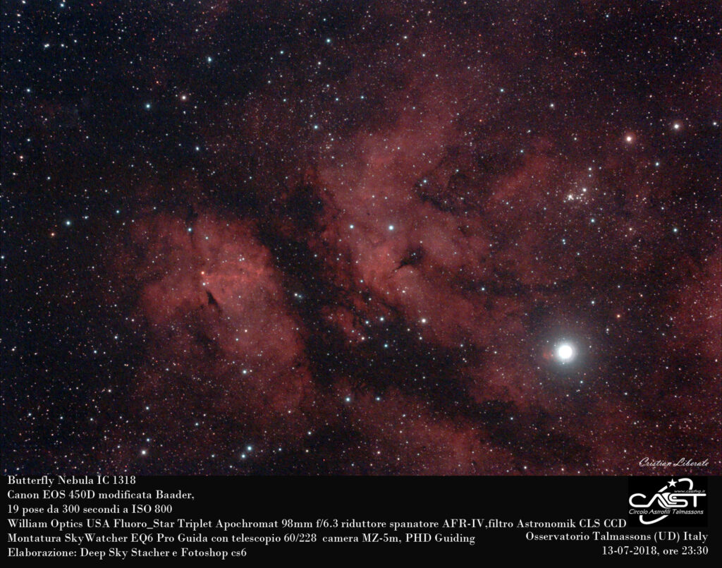 Butterfly Nebula IC 1318