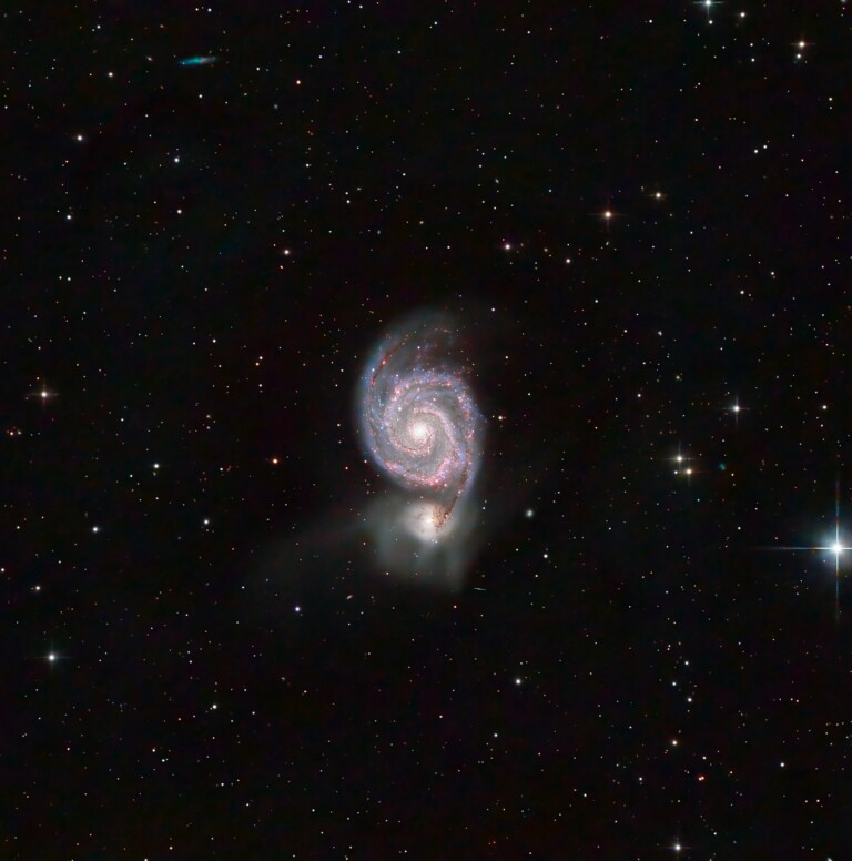 Uno Sguardo Ravvicinato alla Splendida Galassia Vortice