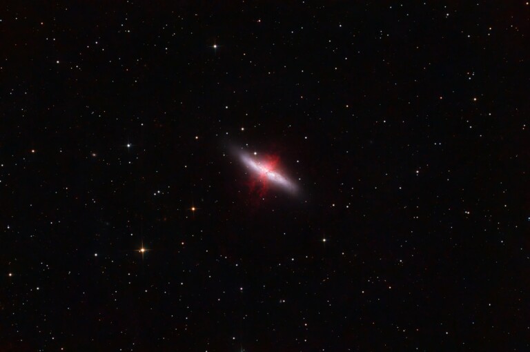 M82, sempre fotogenica!
