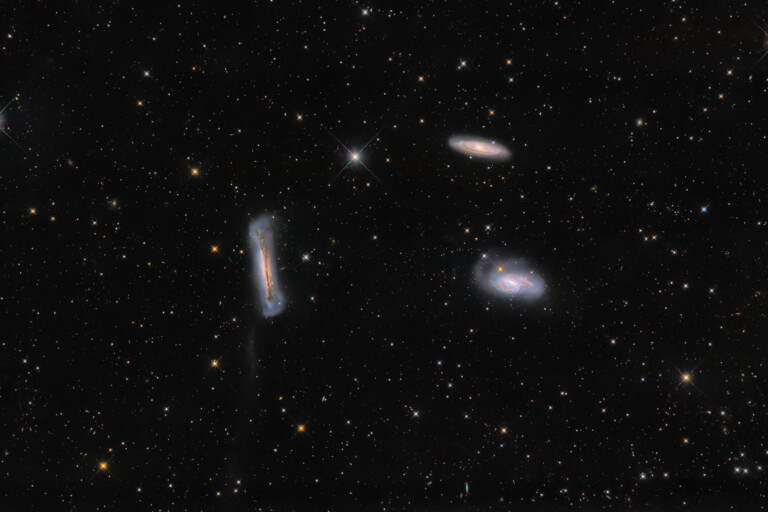 Tipletto del Leone (NGC3628, M65, M66)