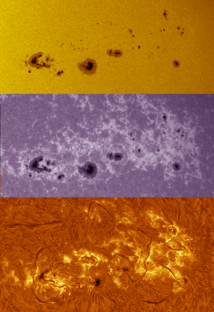 Ricca attività solare del 5.2.2025